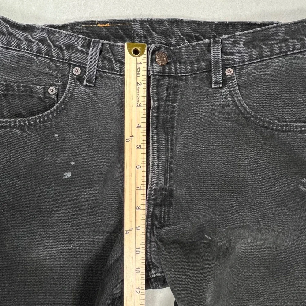 Vtg Levi's 560 Loose Fit Tapered Leg Jeans Mens 32x30 (Tag 34x30) Black‎ 90s USA